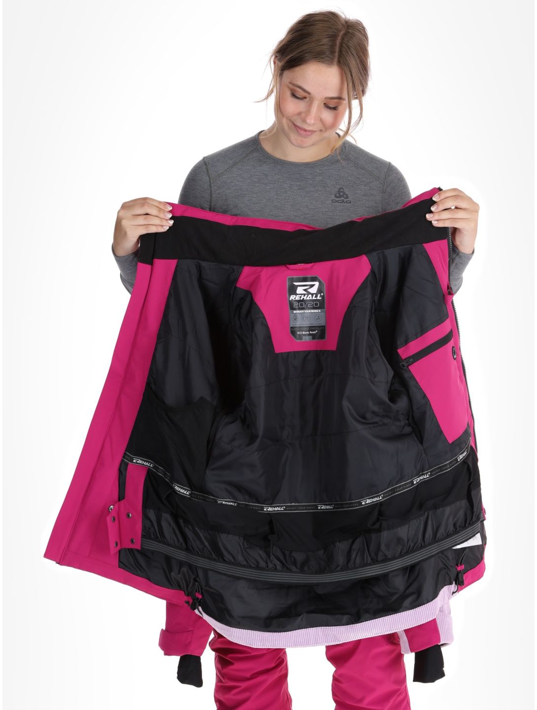 Rehall, Faye-R Skijacke Damen Festival Fuchsia rosa, violett 