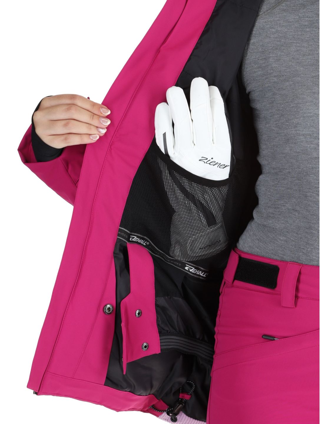 Rehall, Faye-R Skijacke Damen Festival Fuchsia rosa, violett 