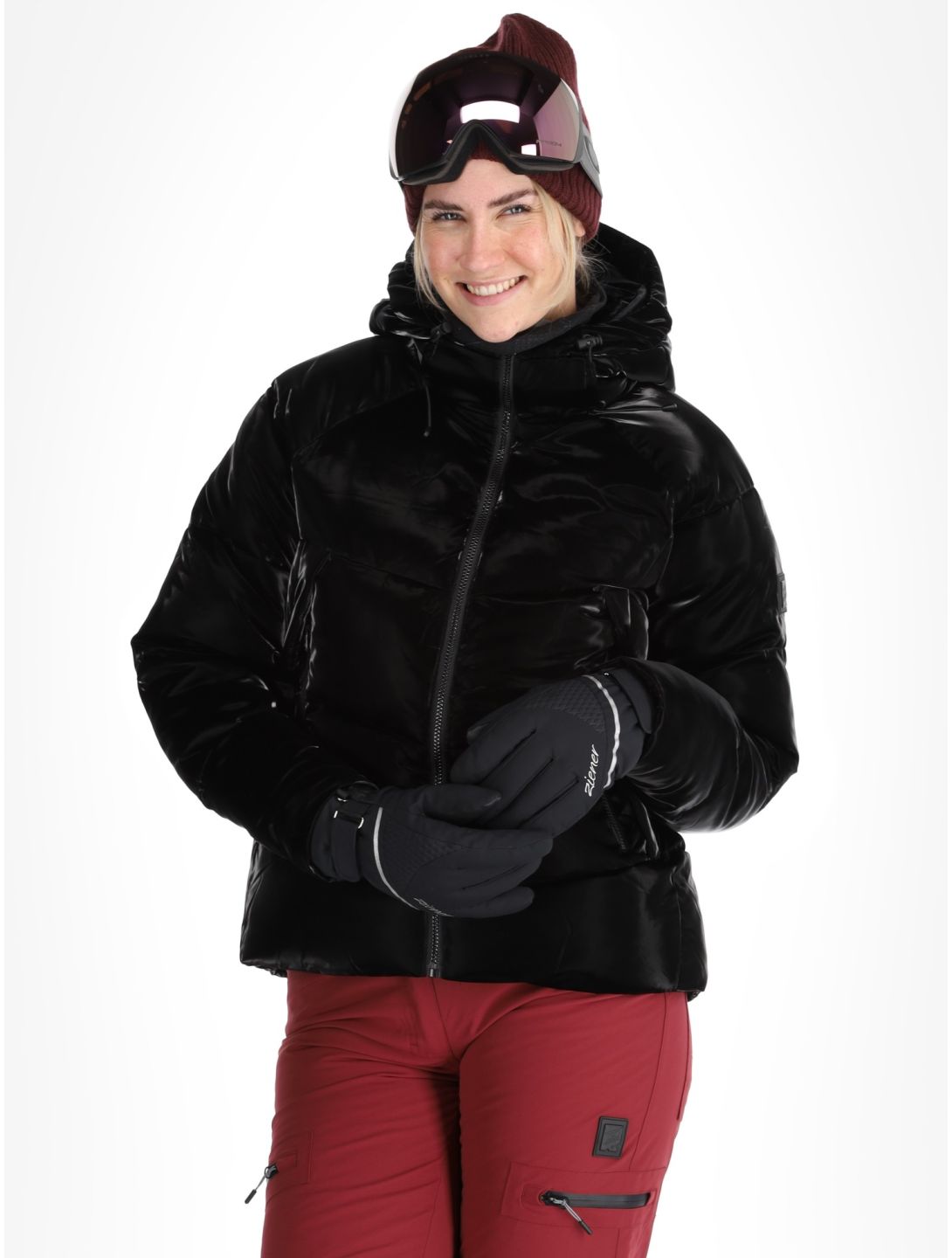 Rehall, Felix-R Skijacke Damen Metallic Black schwarz 