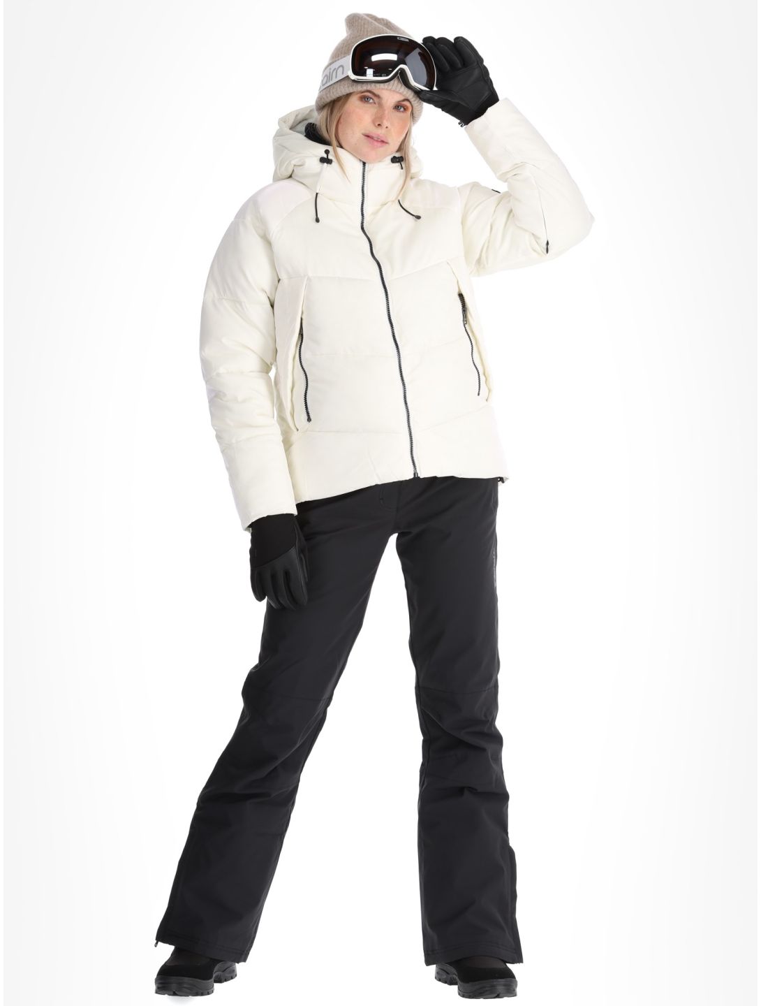 Rehall, Felix-R Skijacke Damen Metallic White weiß 