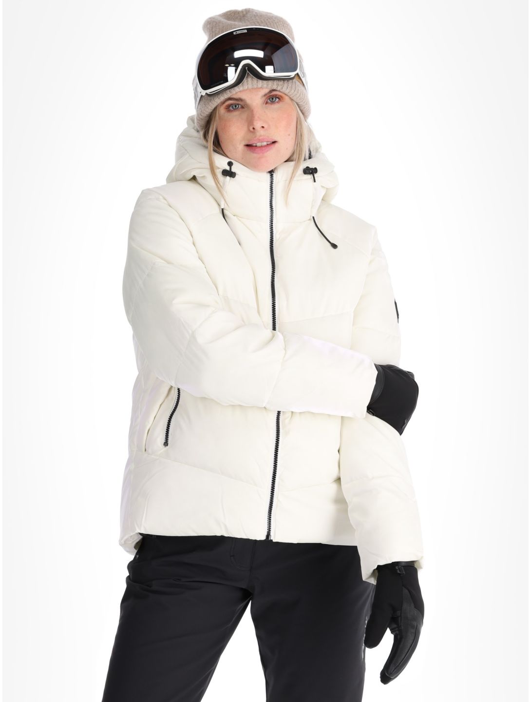 Rehall, Felix-R Skijacke Damen Metallic White weiß 