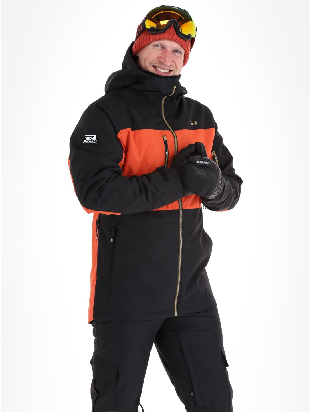 Rehall, Geri-R Skijacke Herren Rust braun, schwarz 