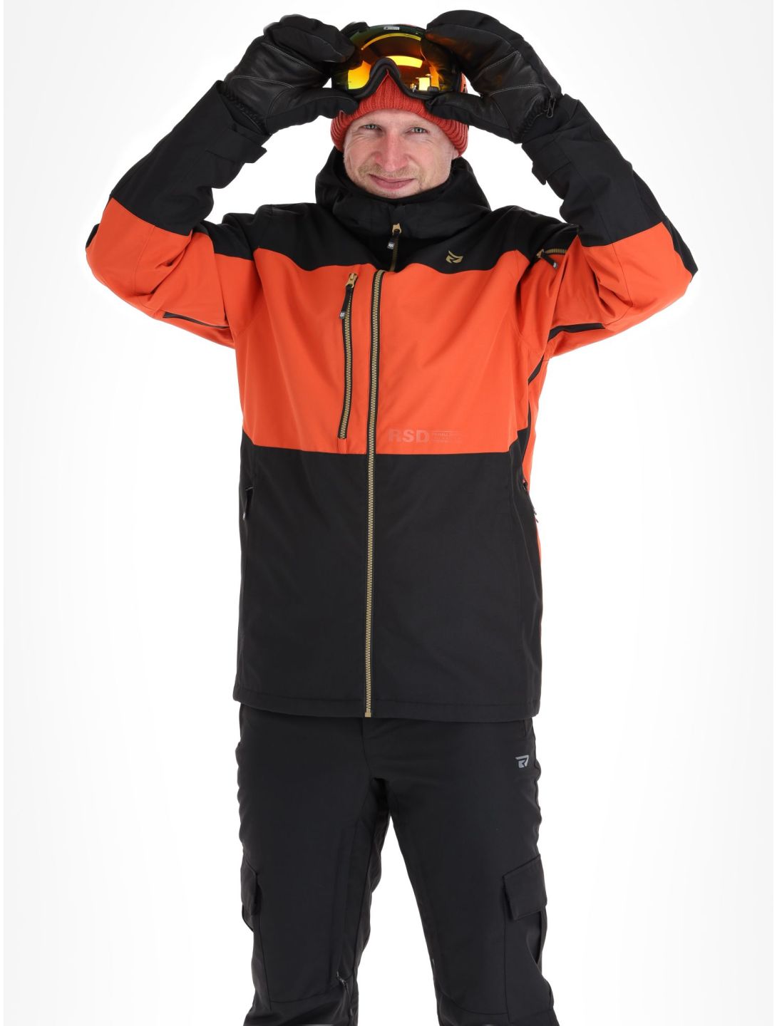 Rehall, Geri-R Skijacke Herren Rust braun, schwarz 