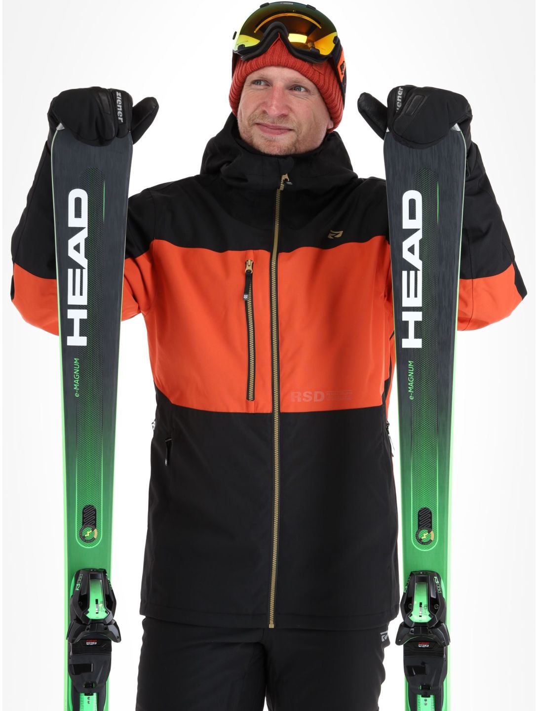 Rehall, Geri-R Skijacke Herren Rust braun, schwarz 