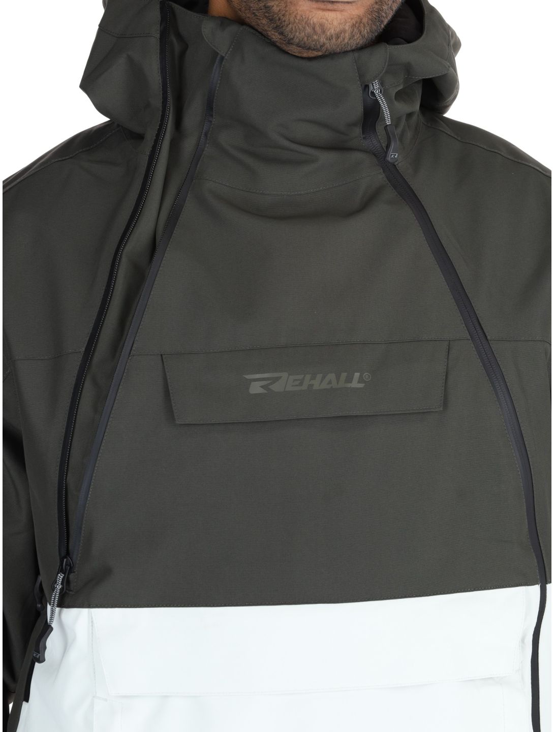 Rehall, Helicon-R Skijacke Herren Graphite grau, weiß 