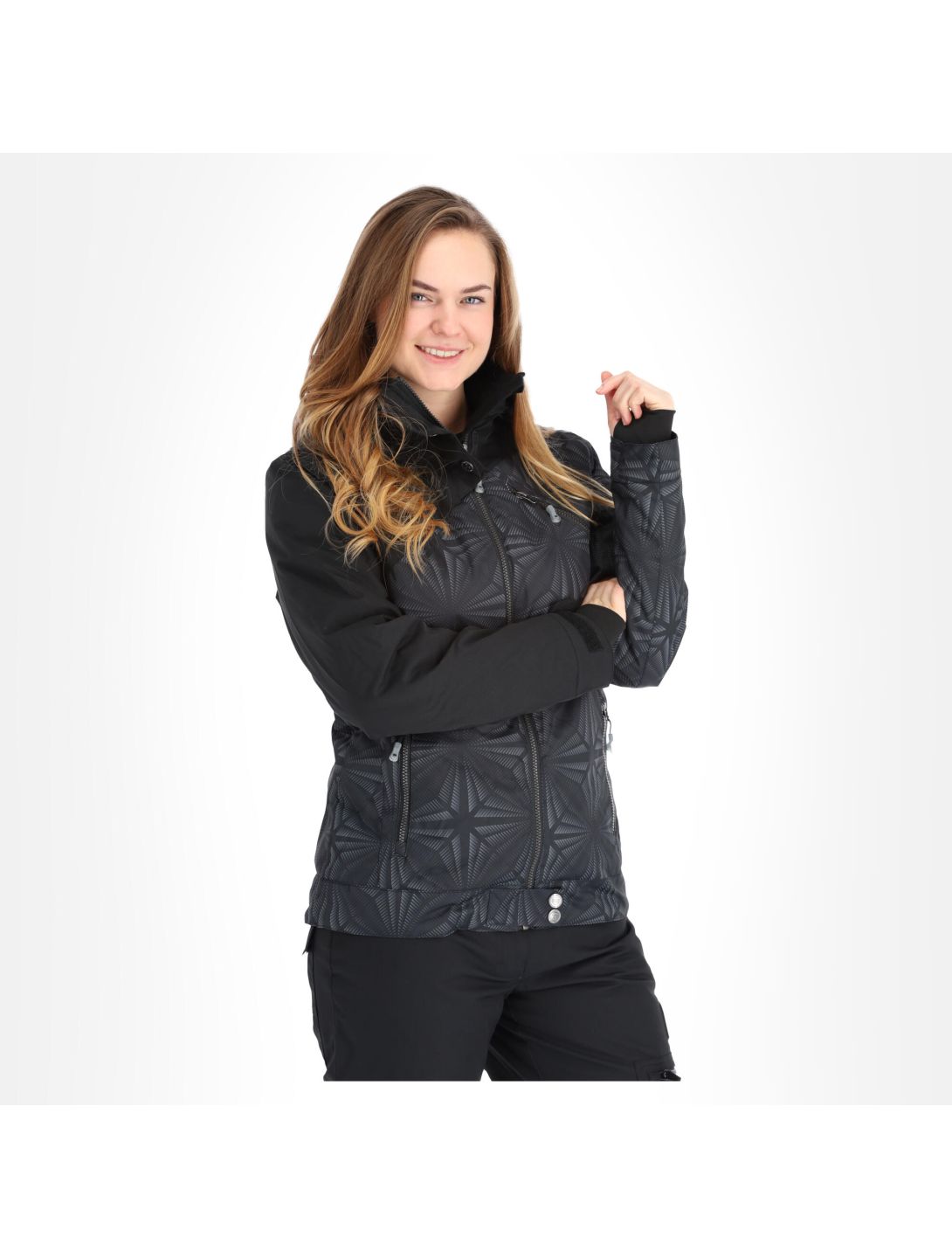 Rehall, Josey-R Skijacke Damen spiderstar schwarz