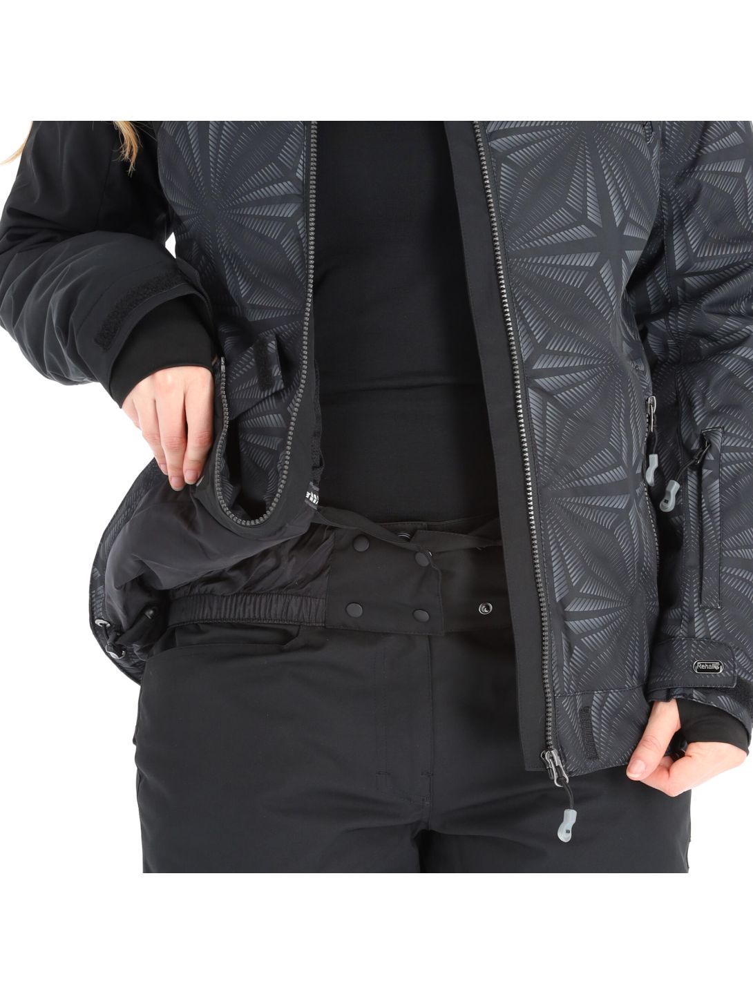 Rehall, Josey-R Skijacke Damen spiderstar schwarz