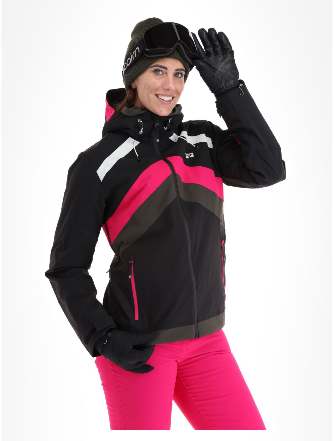 Rehall, June-R Skijacke Damen Black schwarz 