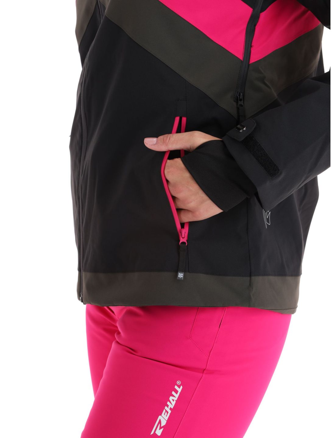 Rehall, June-R Skijacke Damen Black schwarz 