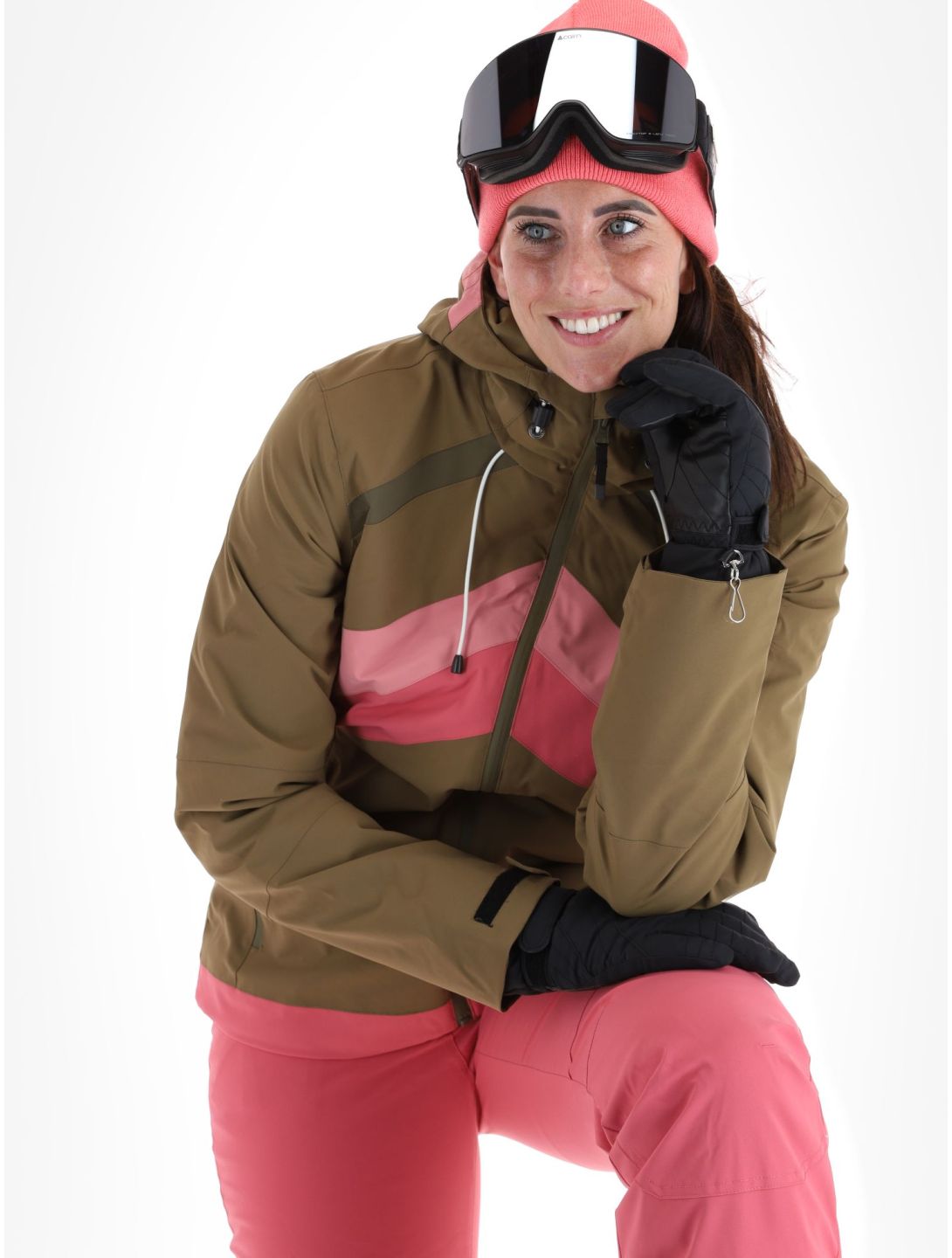 Rehall, June-R Skijacke Damen Military Olive grün 