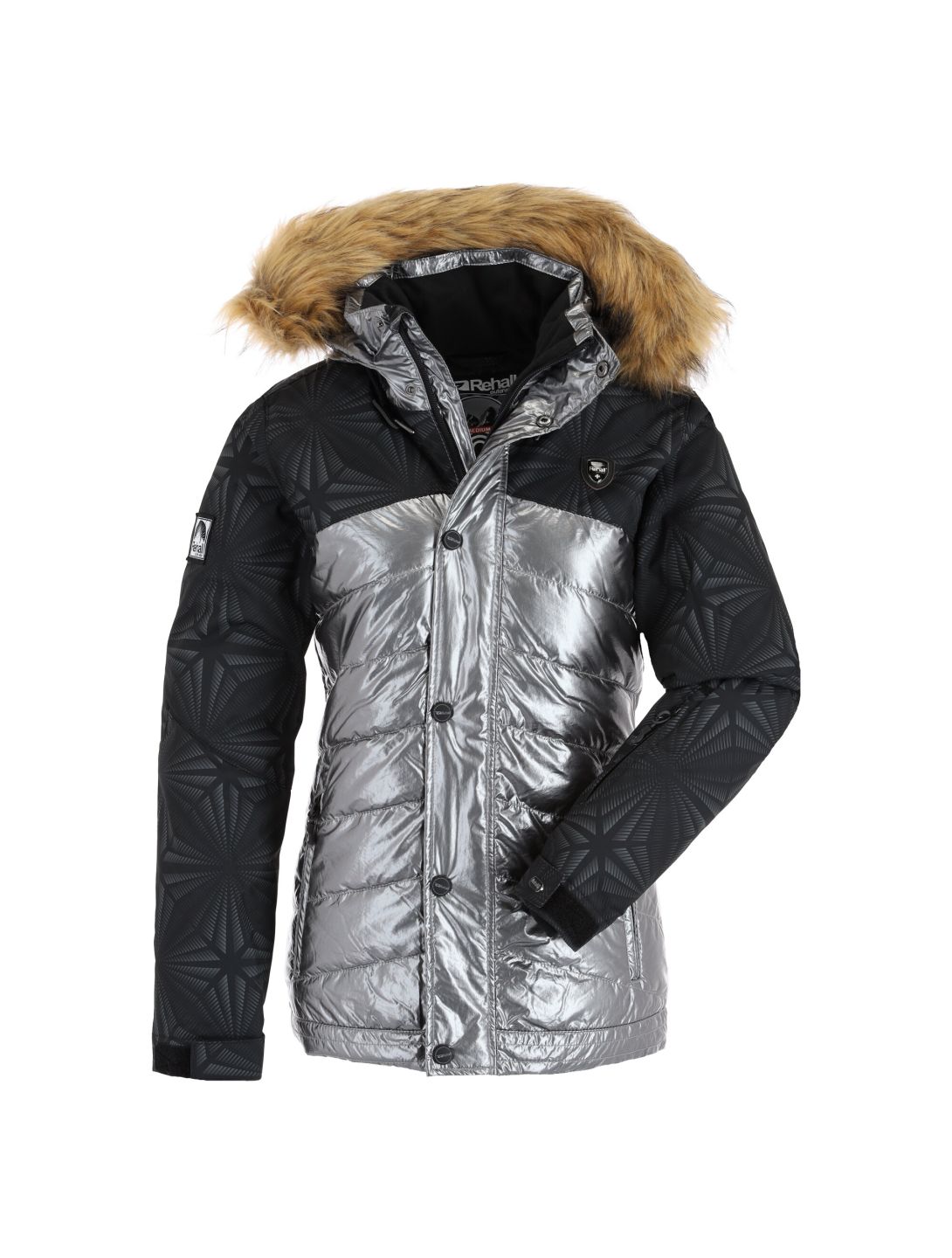 Rehall, Jutta-R Skijacke Damen metallic grau