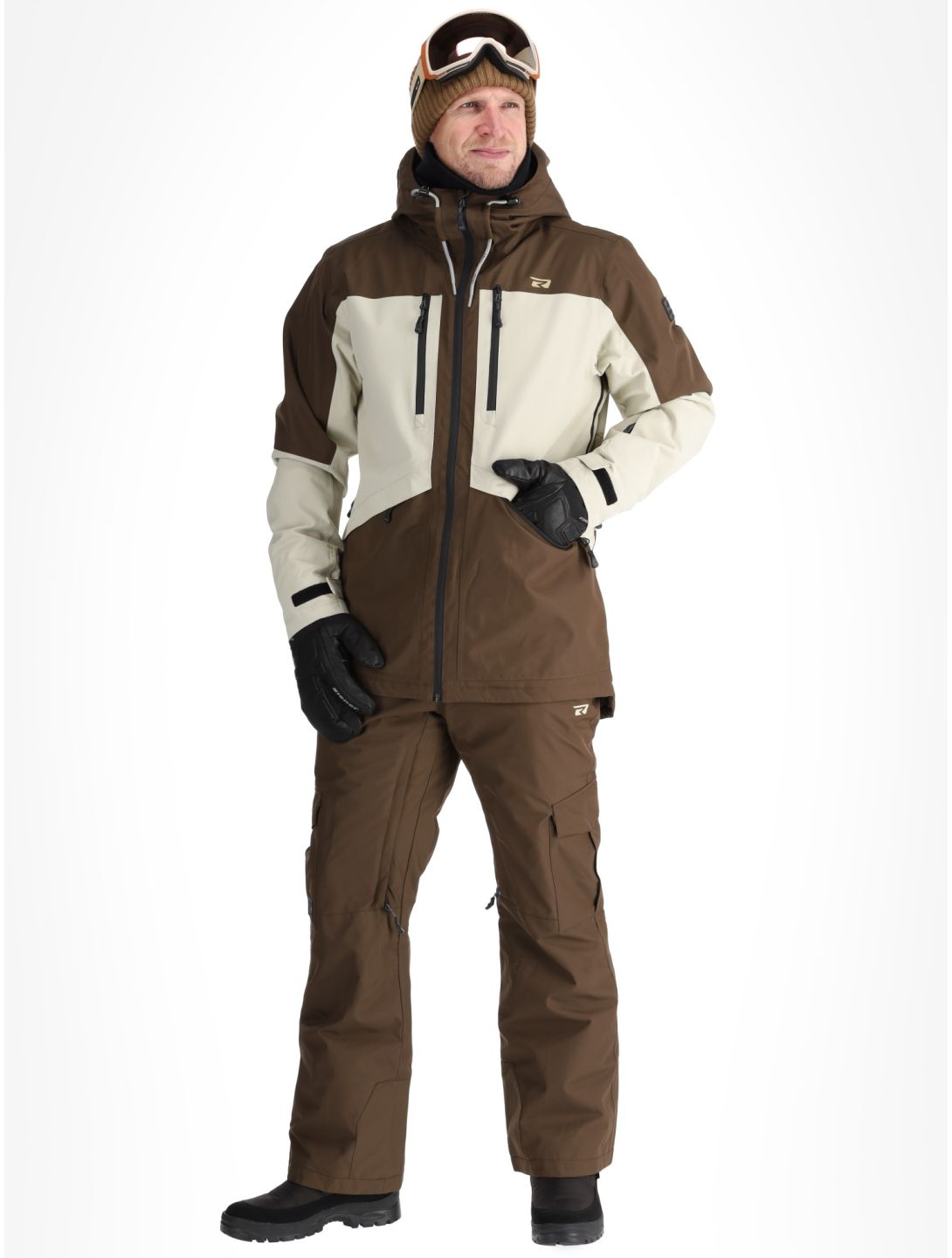 Rehall, Lhotse-R Skijacke Herren Choco beige, braun 