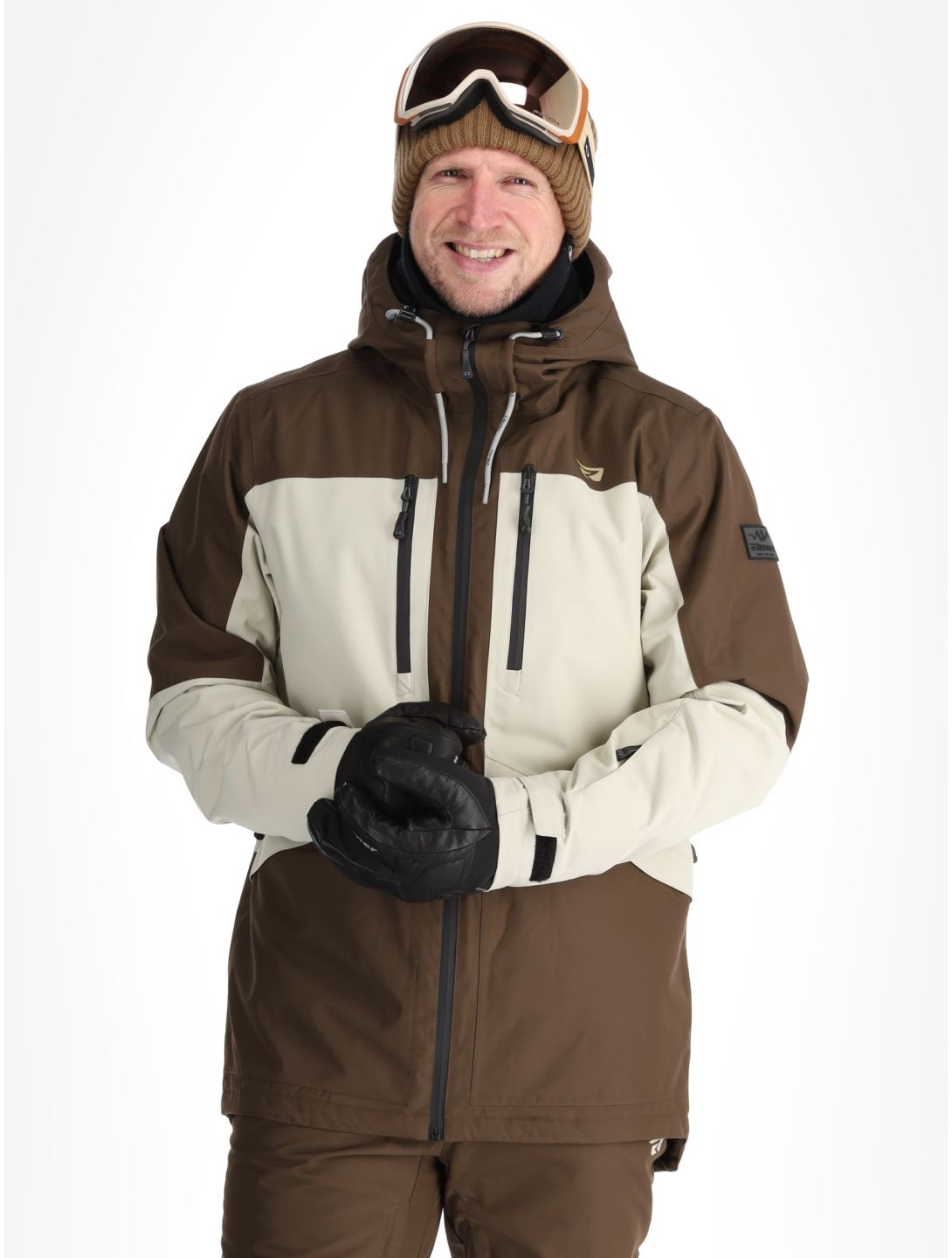 Rehall, Lhotse-R Skijacke Herren Choco beige, braun 