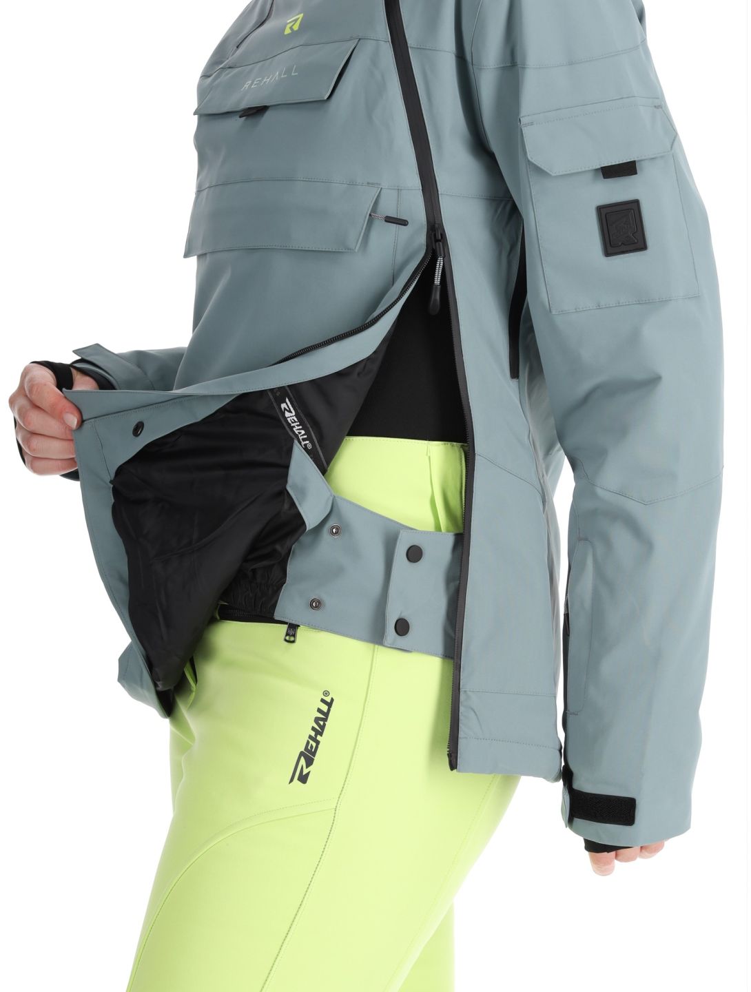 Rehall, Lou-R Skijacke Damen Trooper grau 