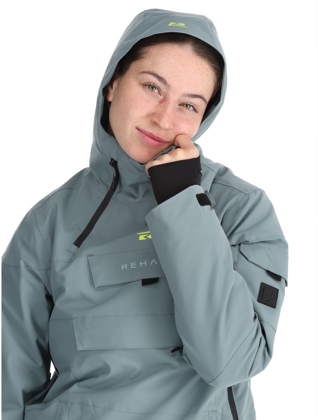 Rehall, Lou-R Skijacke Damen Trooper grau 