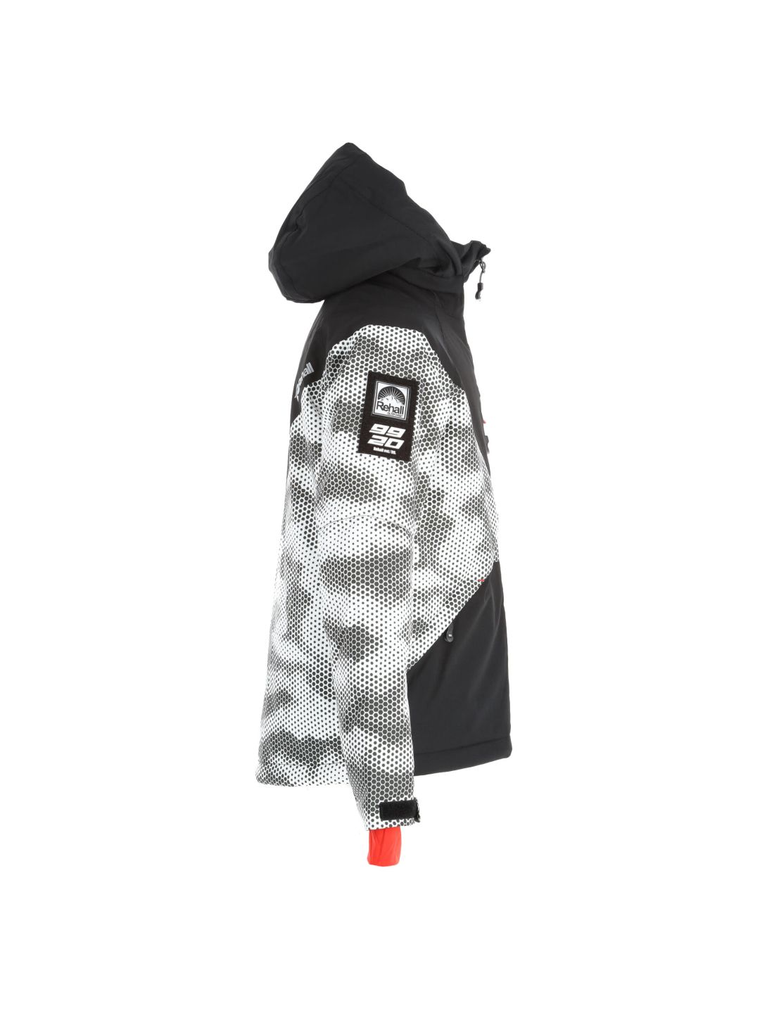 Rehall, Maine-R-Jr Skijacke Kinder camo weiß