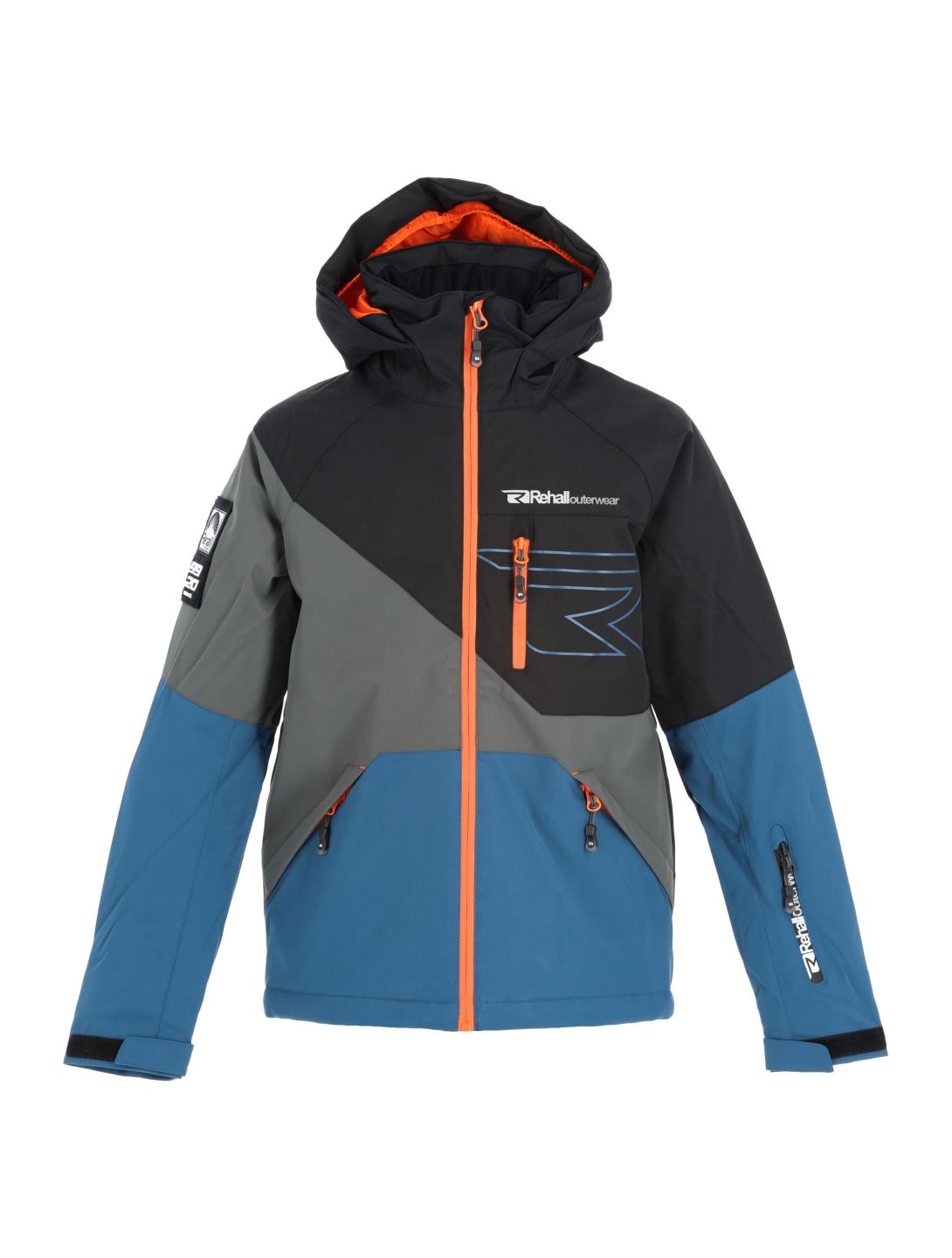 Rehall, Maine-R-Jr Skijacke Kinder oak grau