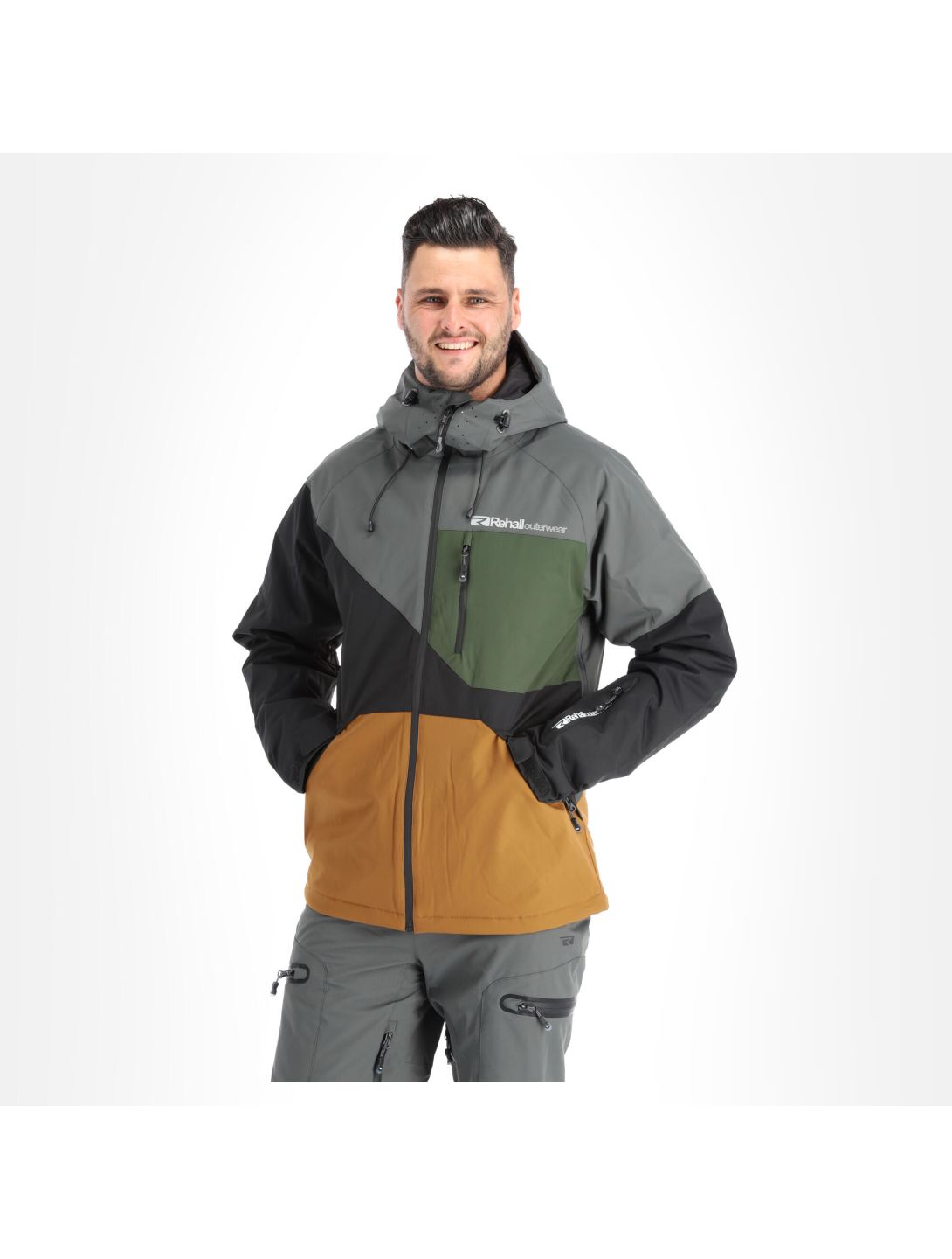 Rehall, Maine-R Skijacke Herren oak grau