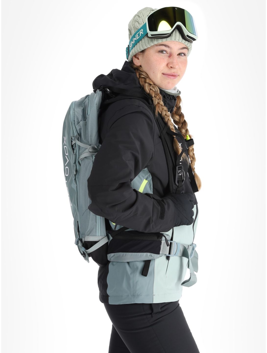 Rehall, Meave-R Skijacke Damen Sharp Green grün, schwarz 