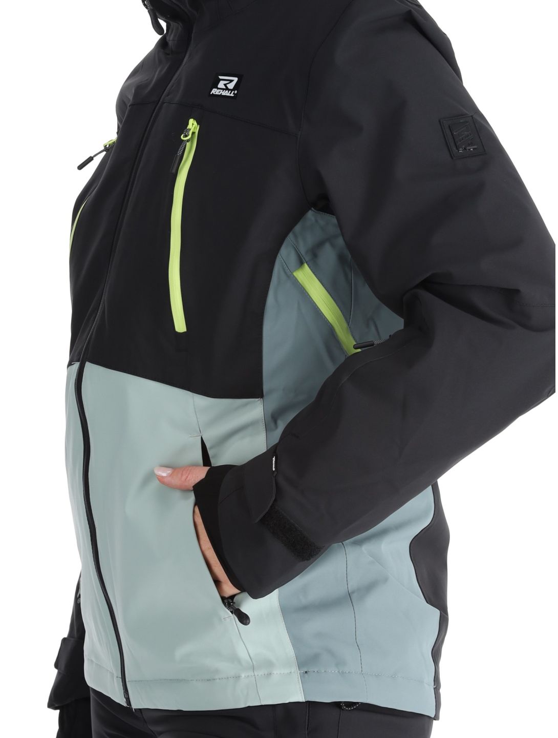 Rehall, Meave-R Skijacke Damen Sharp Green grün, schwarz 