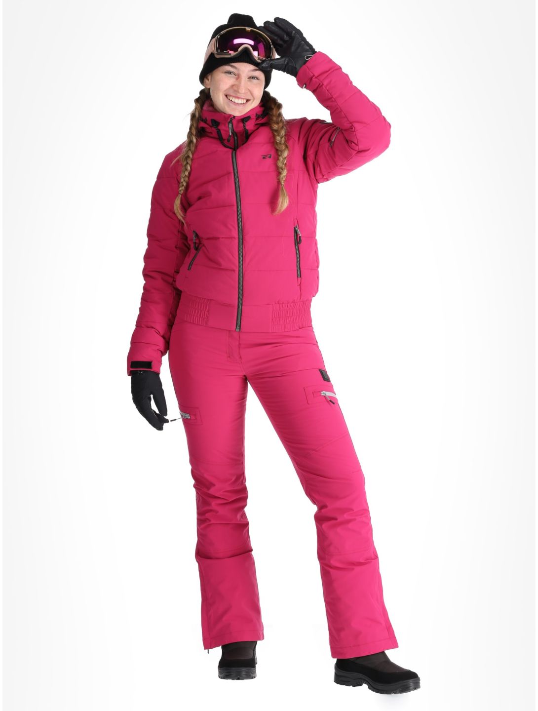 Rehall, Puffy-R Skijacke Damen Festival Fuchsia violett 