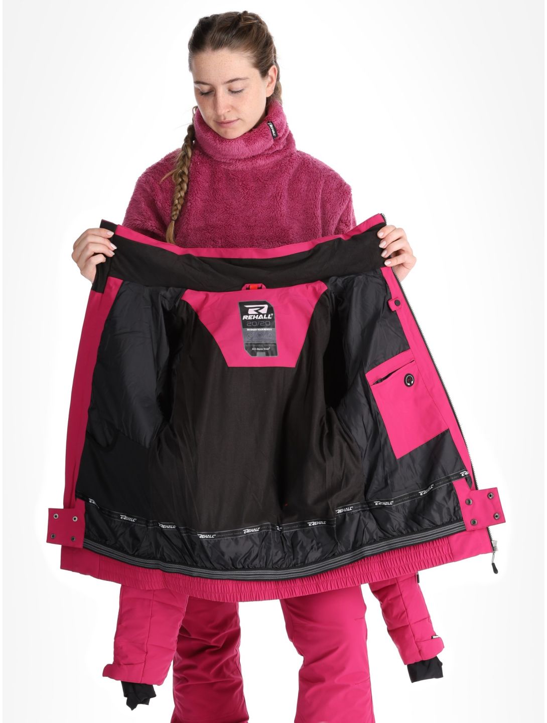 Rehall, Puffy-R Skijacke Damen Festival Fuchsia violett 