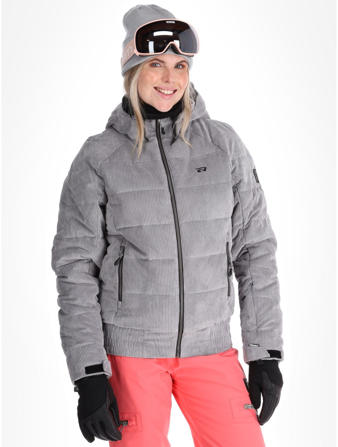 Rehall, Puffy-R Skijacke Damen Sleet grau 