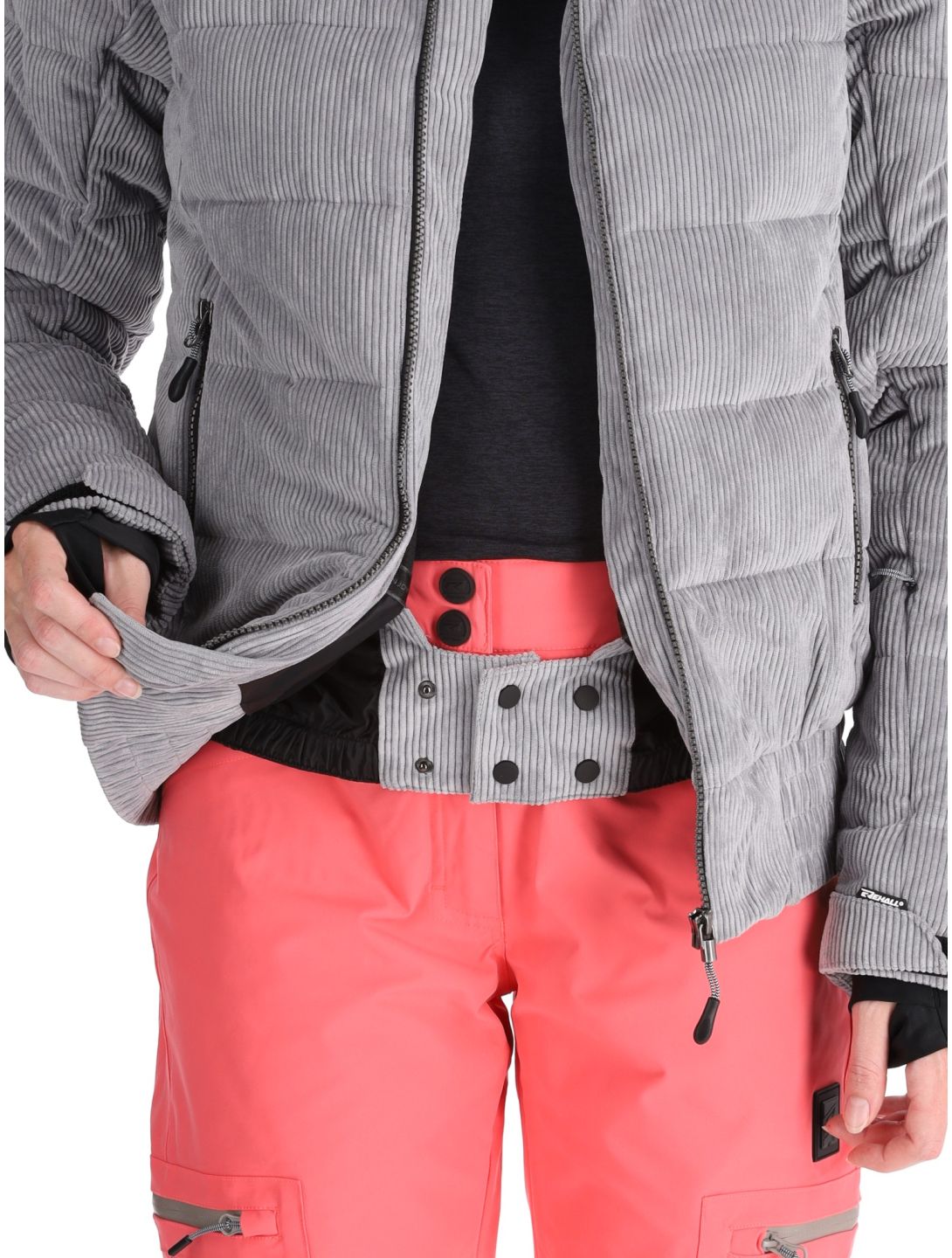 Rehall, Puffy-R Skijacke Damen Sleet grau 