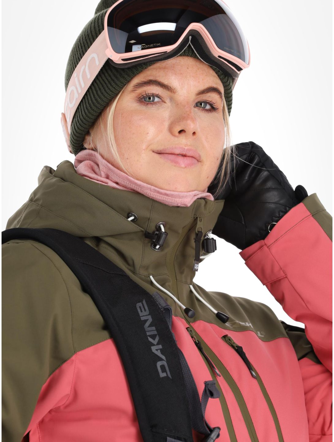 Rehall, Rome-R Skijacke Damen Slate Rose grün, rosa 