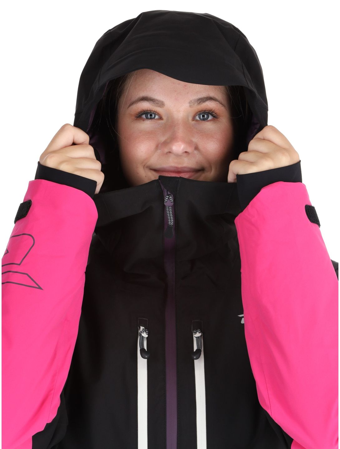 Rehall, Sabinio-R Skijacke Damen Pink rosa, schwarz 