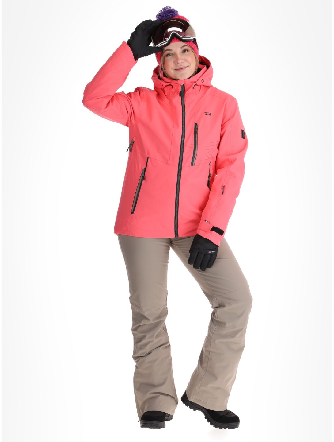 Rehall, Skye-R Skijacke Damen Calypso Coral rosa 