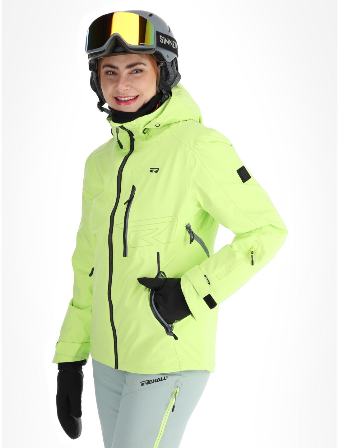 Rehall, Skye-R Skijacke Damen Sharp Green grün 