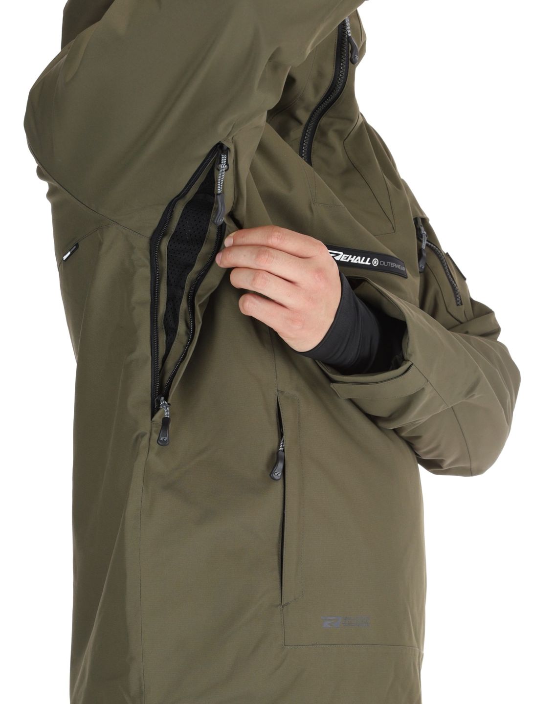 Rehall, Tabor-R Winter Anorak Herren Olive grün 