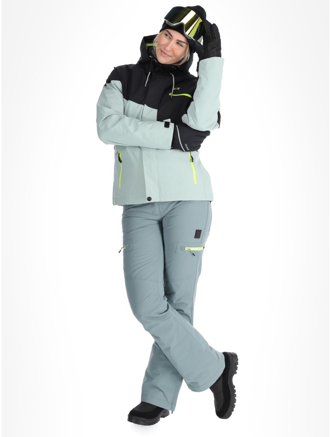 Rehall, Tasha-R Skijacke Damen Jadeite grau 