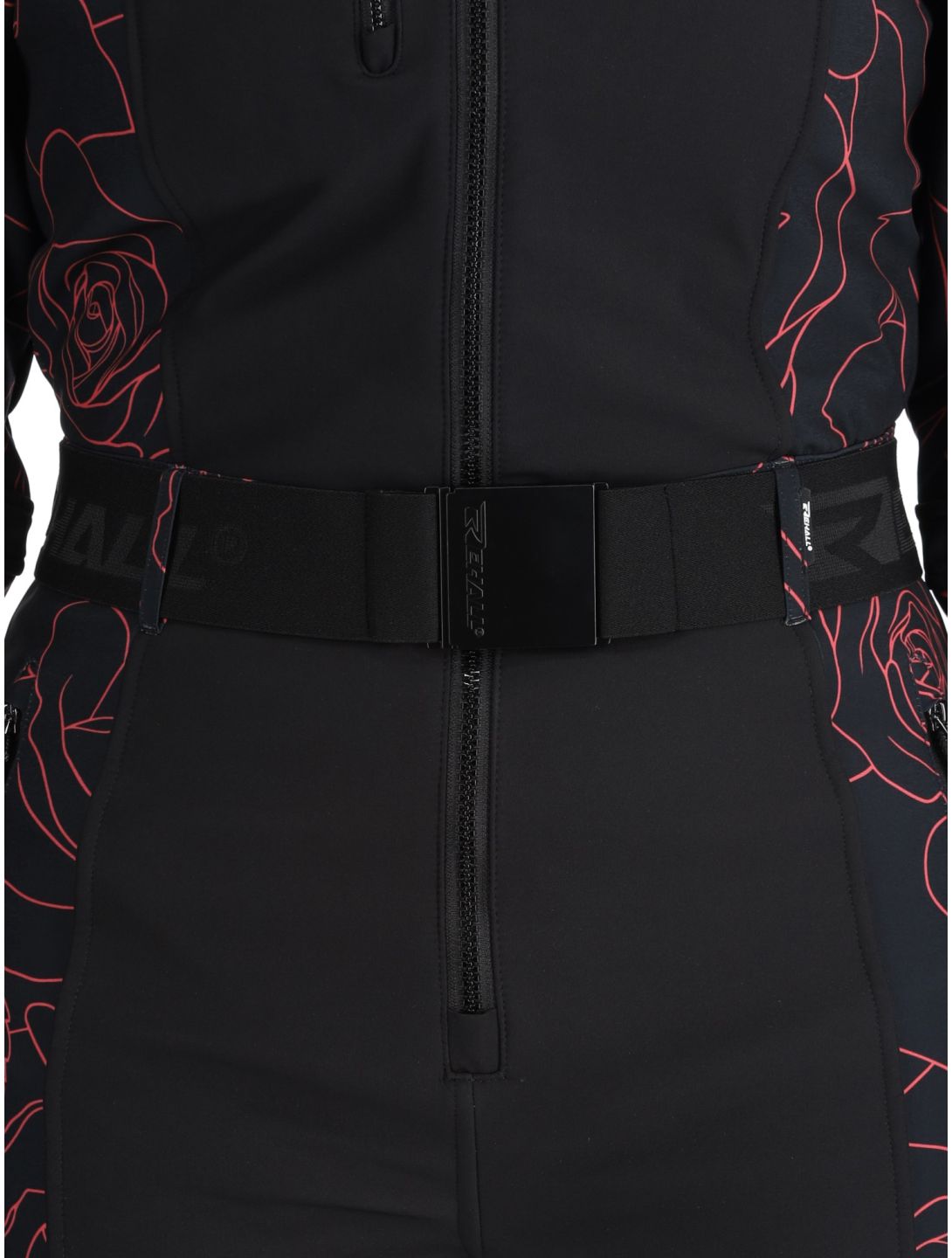 Rehall, Teddie-R Skianzug Damen Roses Calypso Coral schwarz 