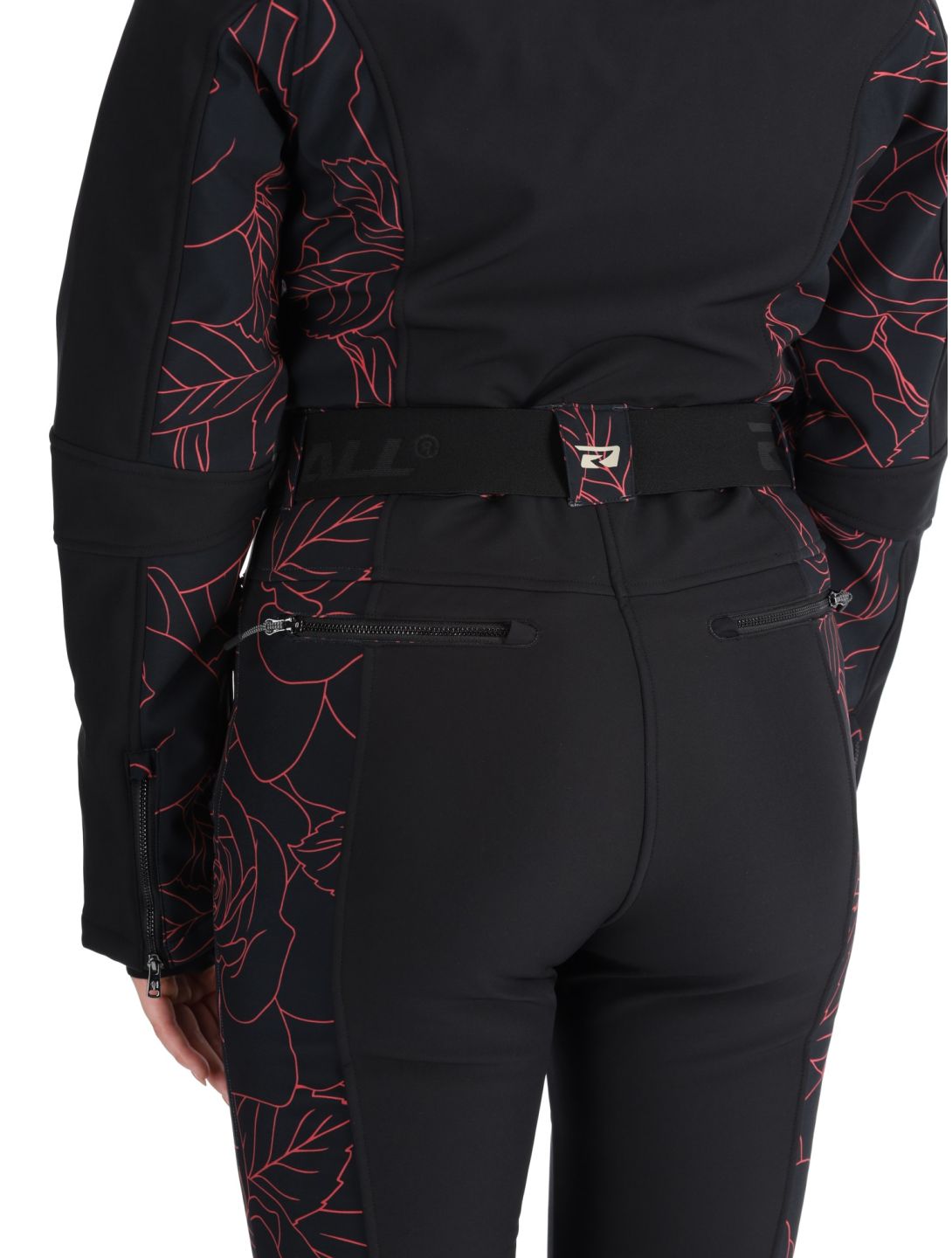 Rehall, Teddie-R Skianzug Damen Roses Calypso Coral schwarz 