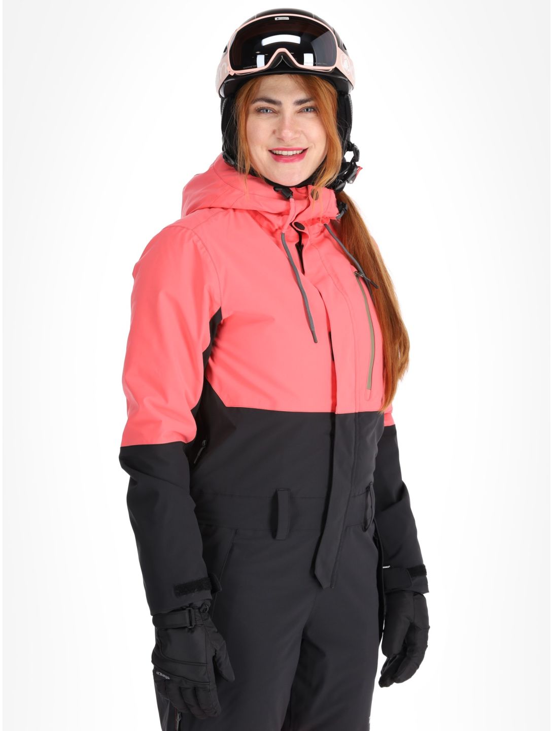 Rehall, Tyger-R Skianzug Damen Calypso Coral rosa, schwarz 