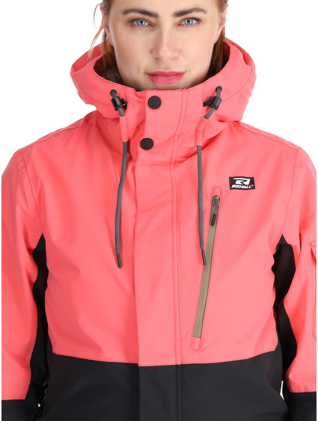 Rehall, Tyger-R Skianzug Damen Calypso Coral rosa, schwarz 