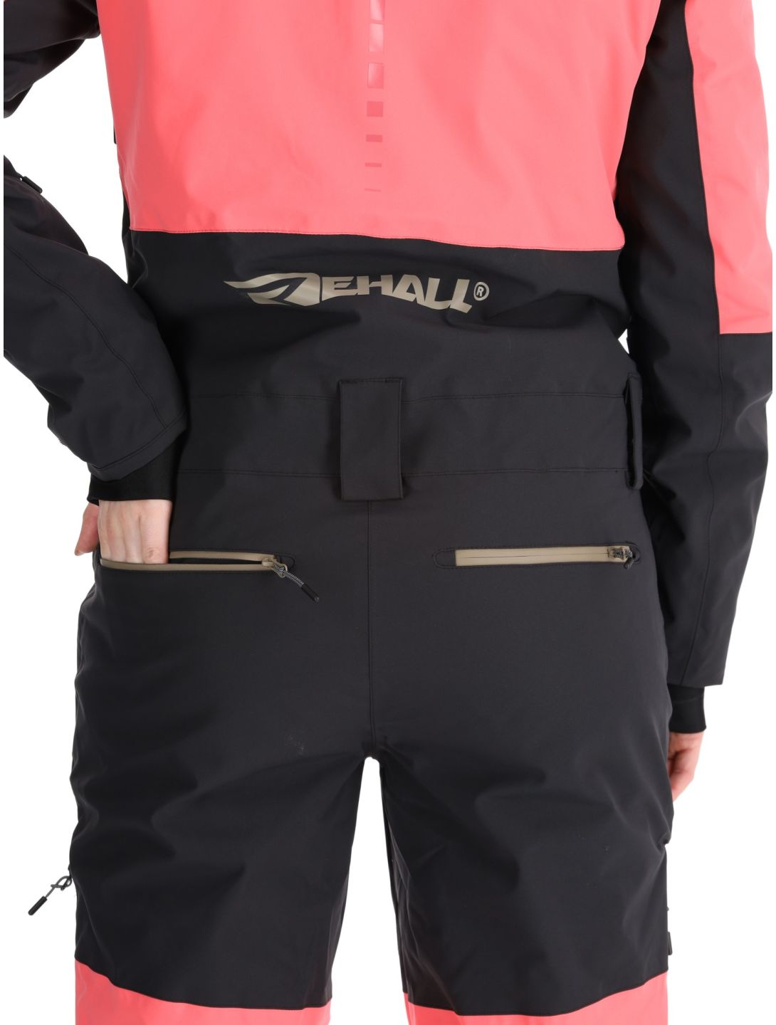 Rehall, Tyger-R Skianzug Damen Calypso Coral rosa, schwarz 