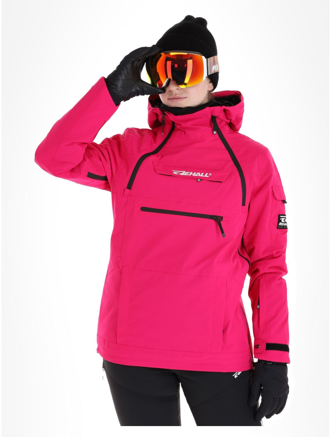 Rehall, Vie-R Skijacke Damen Brite Pink rosa 