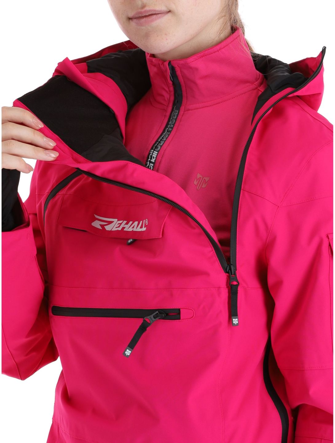 Rehall, Vie-R Skijacke Damen Brite Pink rosa 