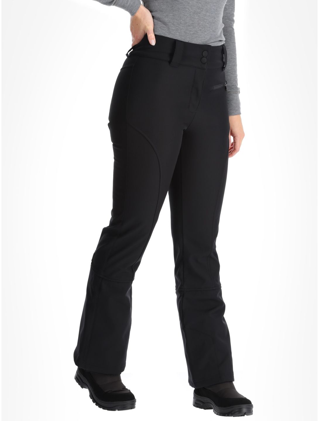 Rehall, Yves-R Softshell Skihose Damen Caviar schwarz 