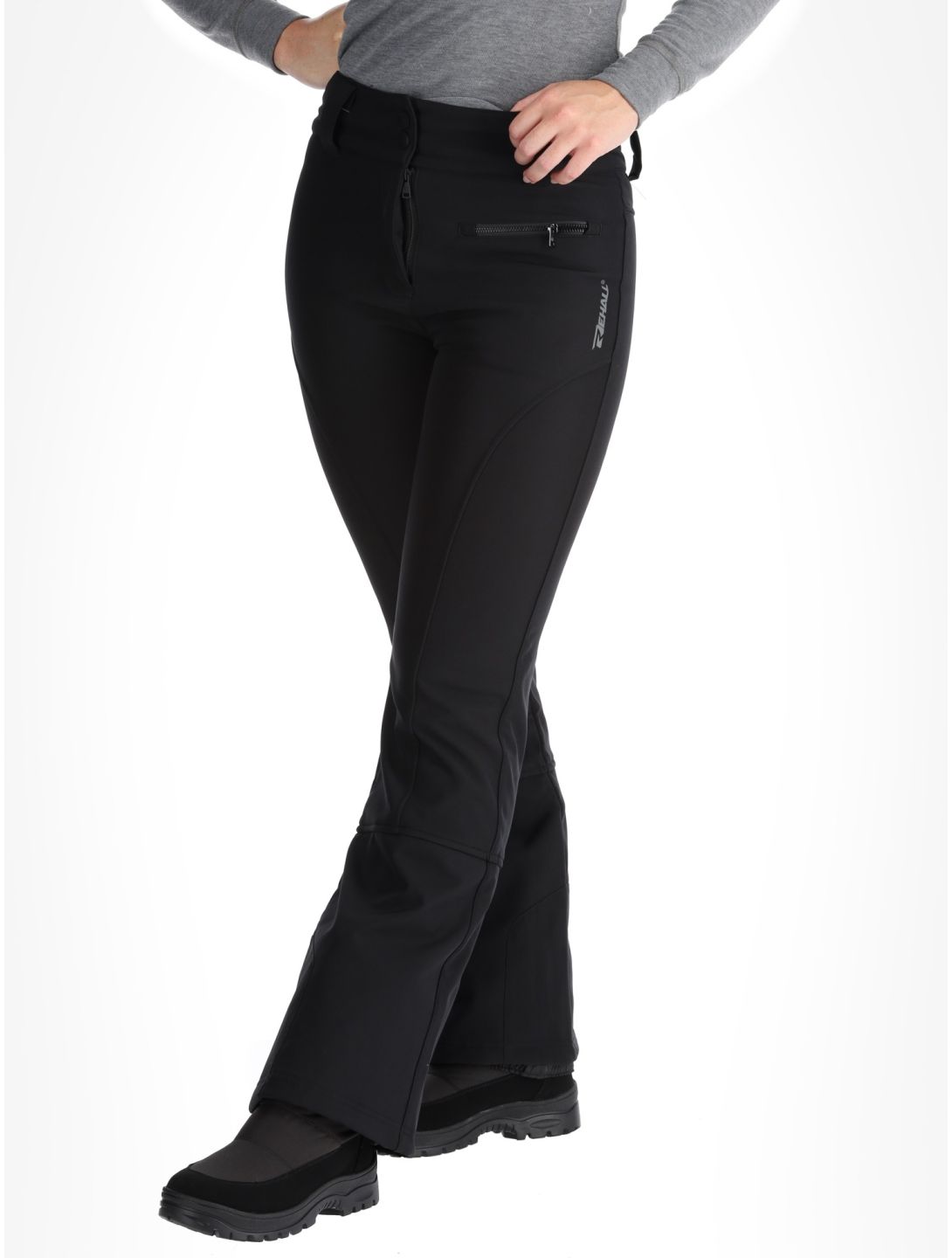 Rehall, Yves-R Softshell Skihose Damen Caviar schwarz 