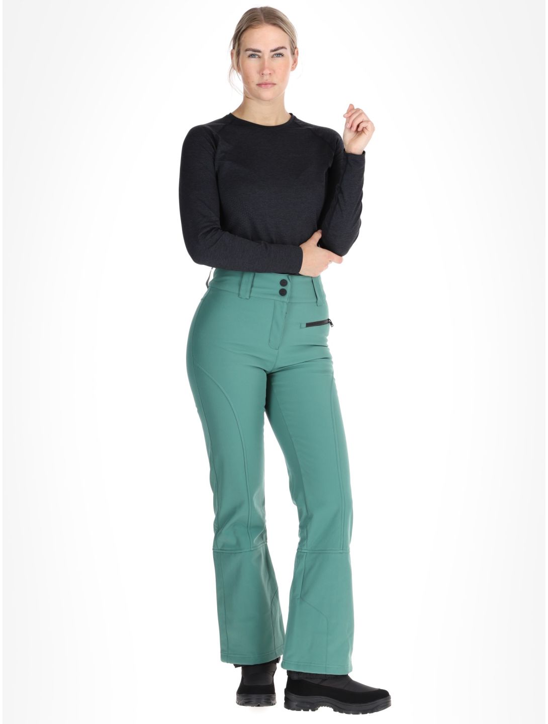 Rehall, Yves-R Softshell Skihose Damen Smoke Pine grün 