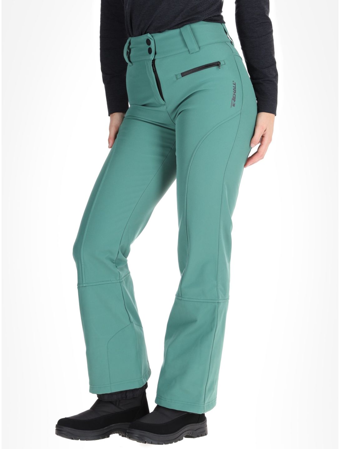 Rehall, Yves-R Softshell Skihose Damen Smoke Pine grün 