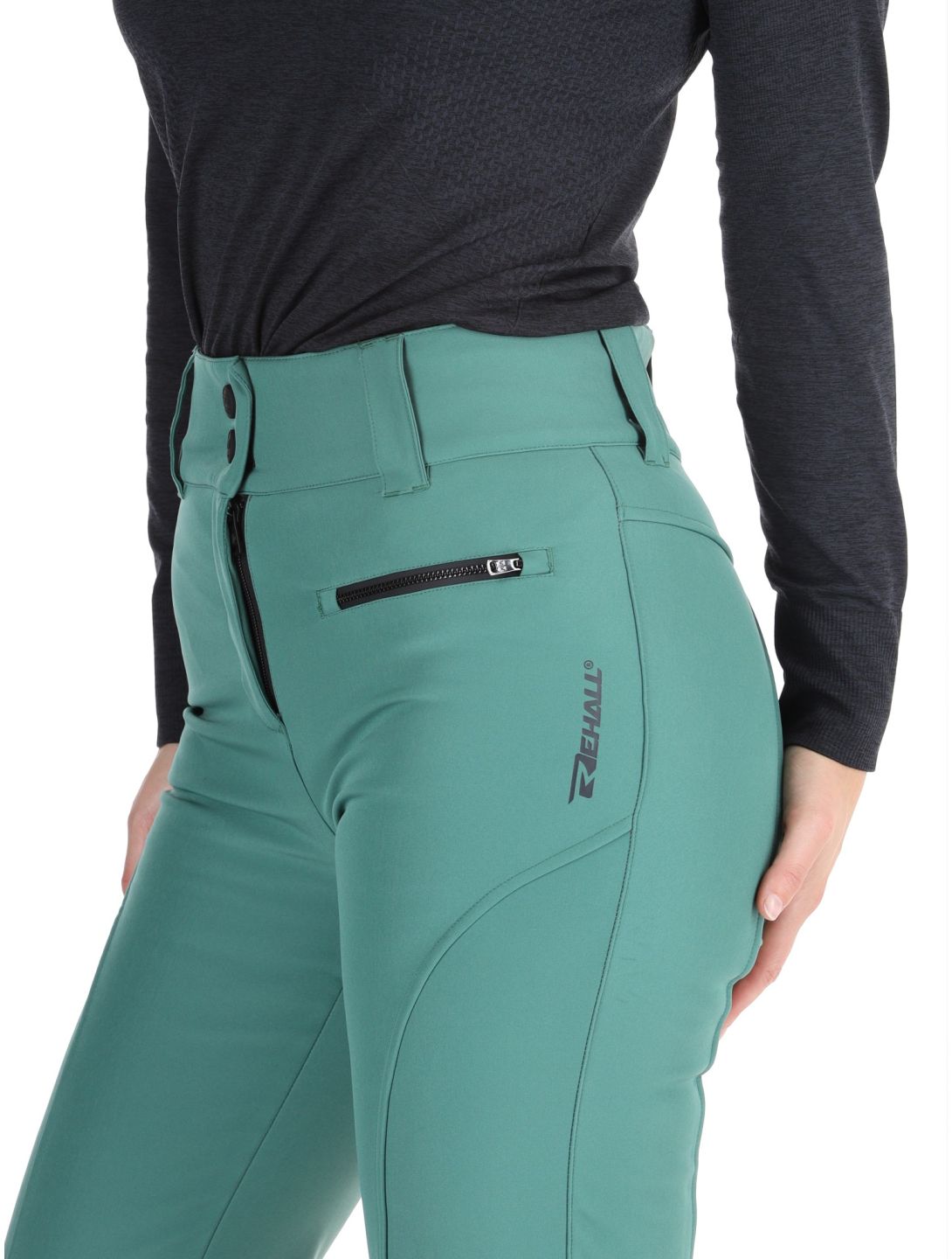 Rehall, Yves-R Softshell Skihose Damen Smoke Pine grün 