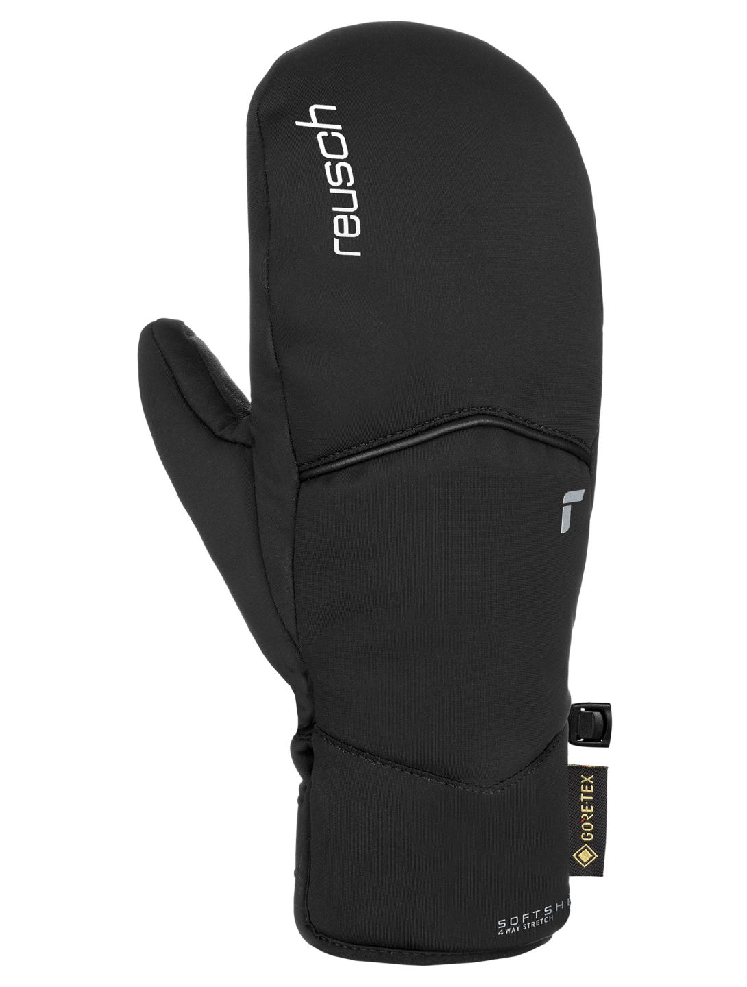 Reusch, Reusch Amira GORE-TEX Fäustlinge Damen Black / Silver schwarz, Zilver 