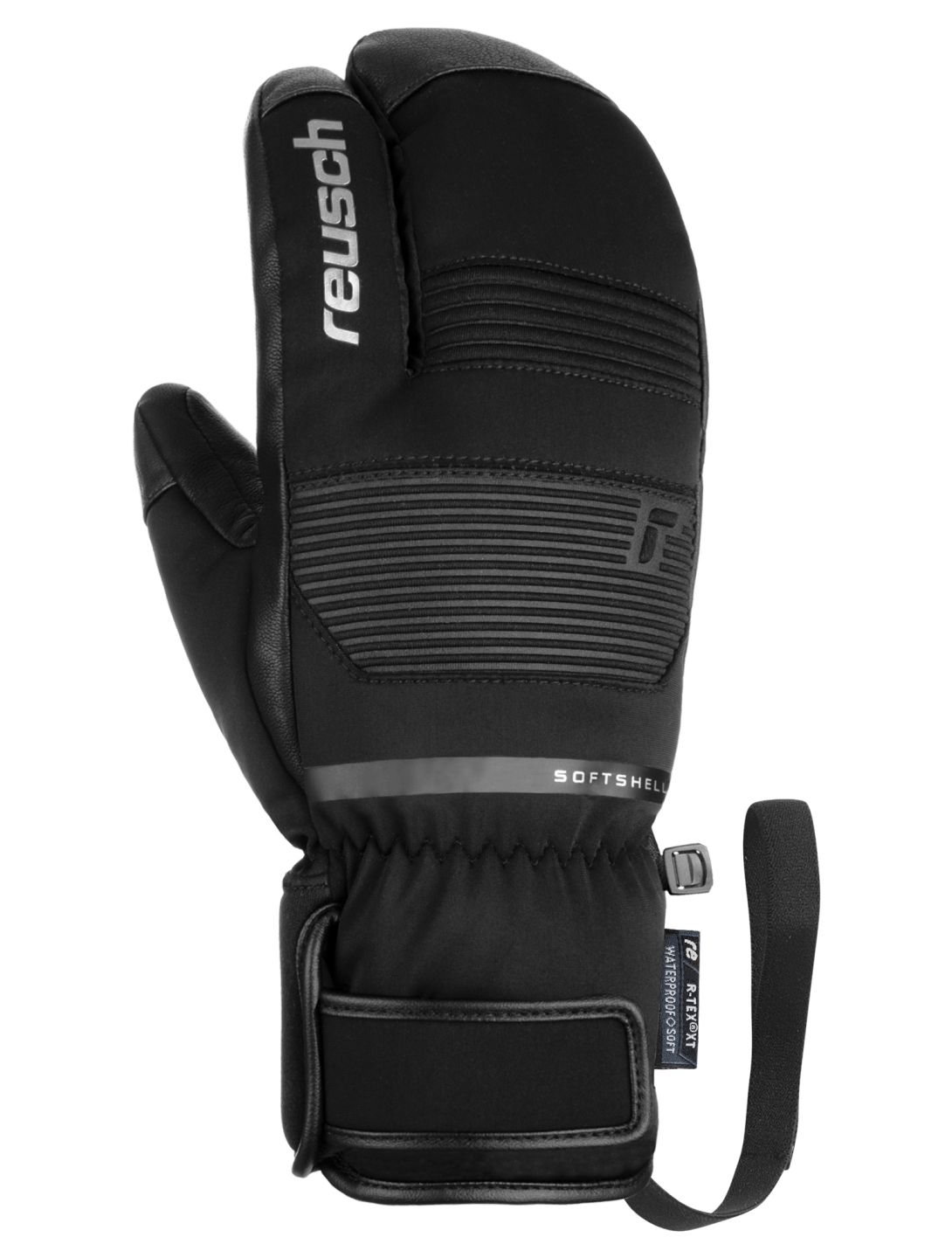 Reusch, Reusch Andy R-TEX® XT Lobster Skihandschuhe Herren Black schwarz 