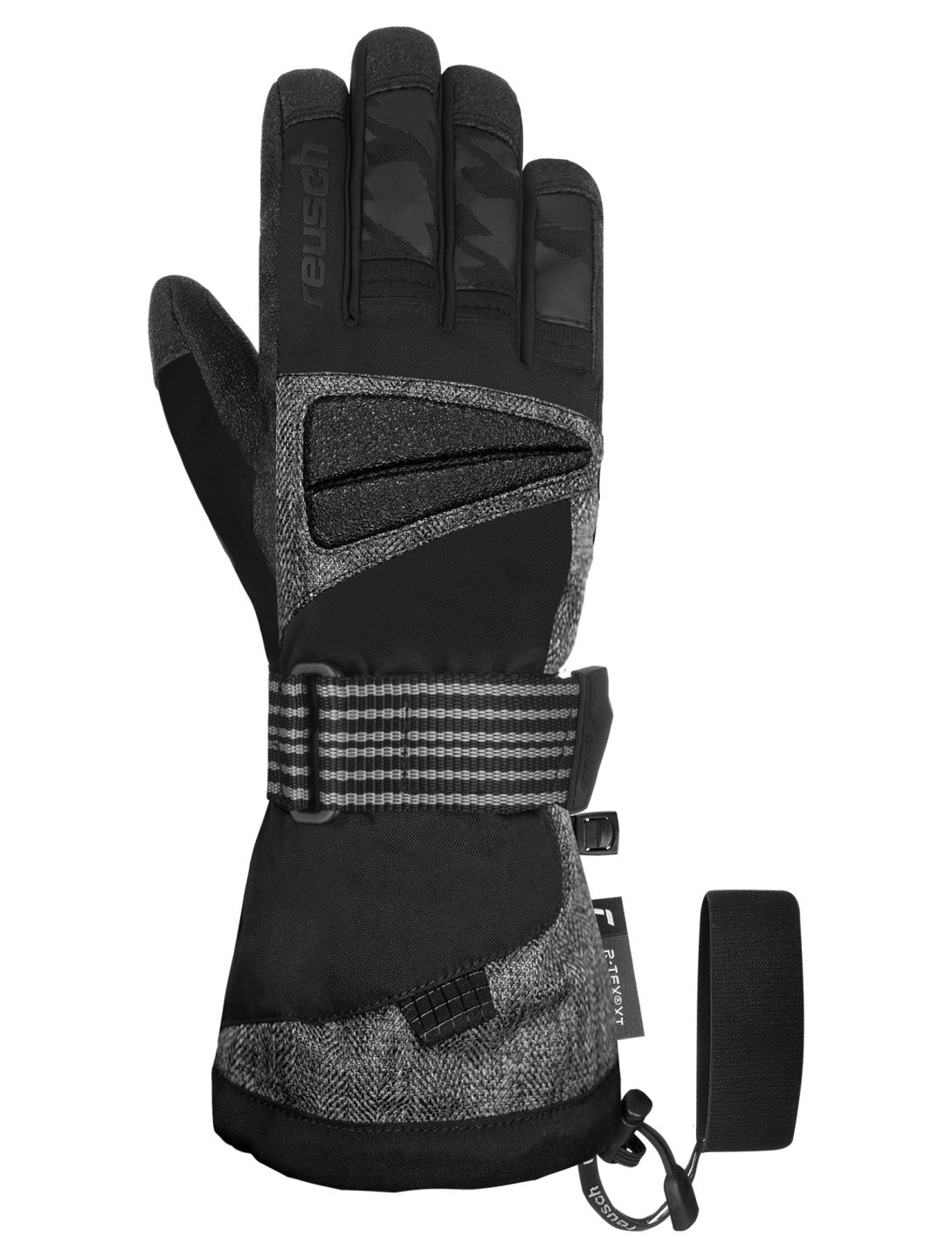 Reusch, Sweeber III R-TEX® XT Skihandschuhe Herren Black / Black Melange schwarz 