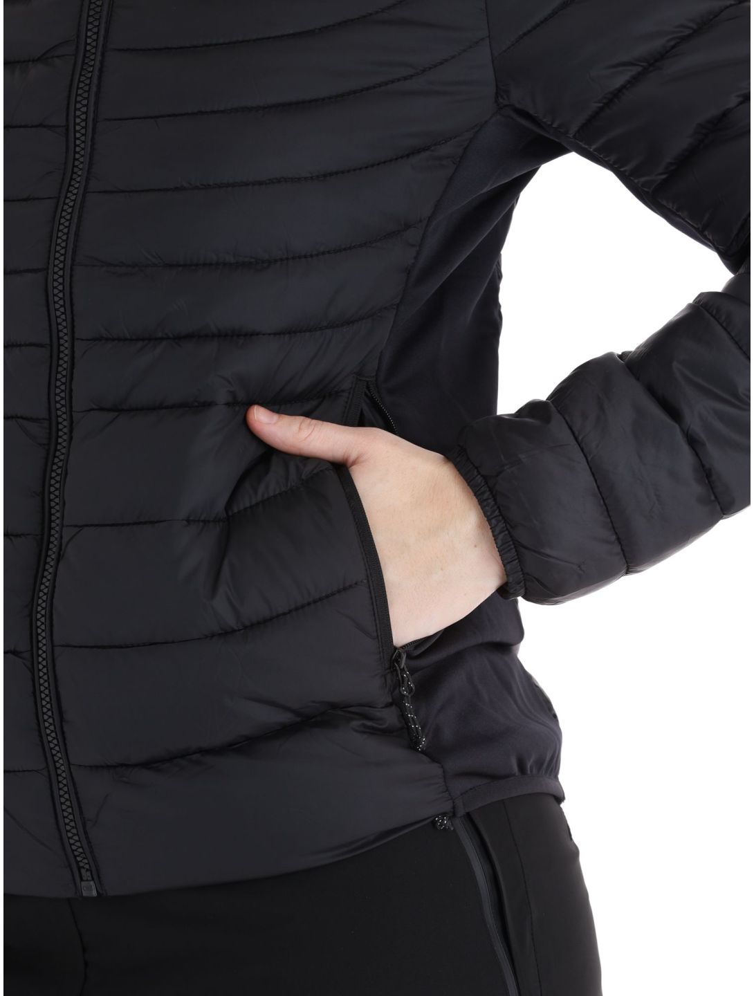 Rock Experience, Fortune Hybrid Skijacke Damen Caviar schwarz 